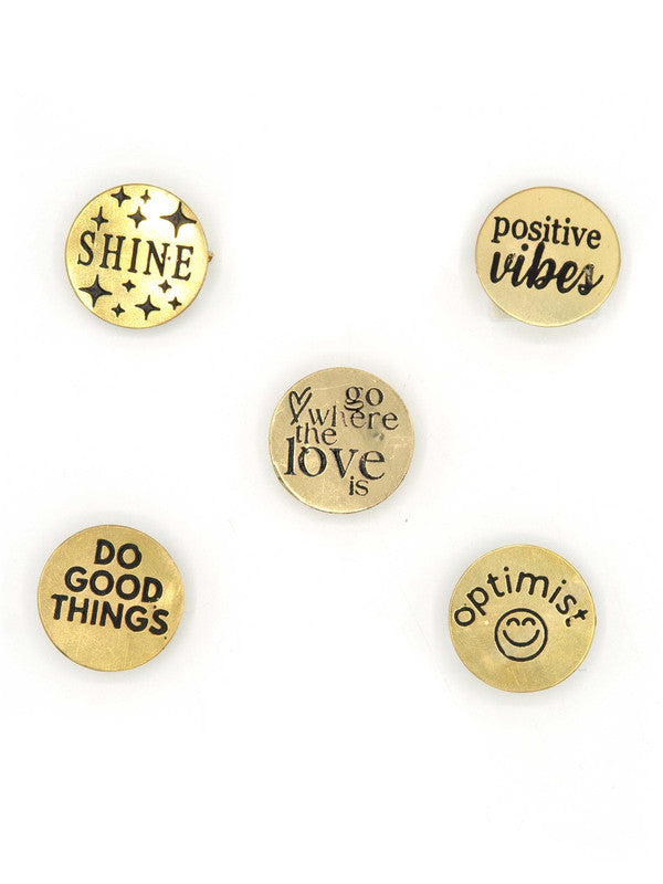 Positivity Brass Pins