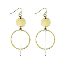 Load image into Gallery viewer, Open Pendulum Earrings
