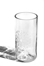 Load image into Gallery viewer, Upcycled Snowflake Drinking Glasses 12 Ounces
