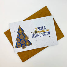 Load image into Gallery viewer, Treemendous Growing Paper Christmas Card
