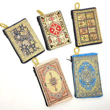 Load image into Gallery viewer, Turkish Rug Inspired Mini Coin Purse
