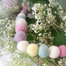 Load image into Gallery viewer, Cotton Candy Eco Felt Bead Garland
