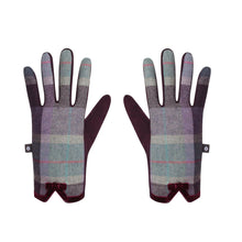 Load image into Gallery viewer, Cranberry Tweed Gloves
