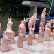 Load image into Gallery viewer, Africa Massai Soapstone Carved Chess Set
