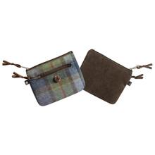 Load image into Gallery viewer, Cranberry Tweed Coin Purse
