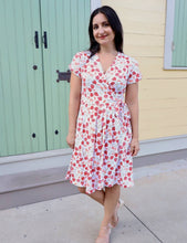 Load image into Gallery viewer, Strawberry Fields Organic Wrap Dress
