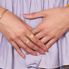 Load image into Gallery viewer, Brass Open Orbit Ring
