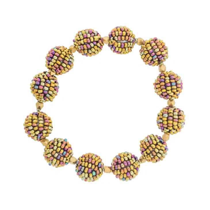 Luxe Globe Bracelet - Brass