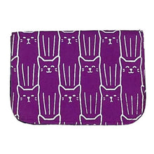 Load image into Gallery viewer, Purple Cat Canvas Cardholders
