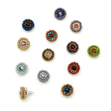 Load image into Gallery viewer, Beaded Dot Earrings
