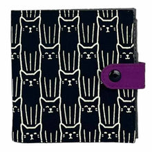 Load image into Gallery viewer, Purple Cat Square Wallet
