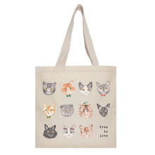 Load image into Gallery viewer, Cat Lover Tote Bag
