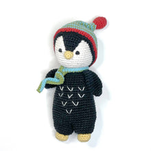 Load image into Gallery viewer, Penguin Stuffed Animal Rattle
