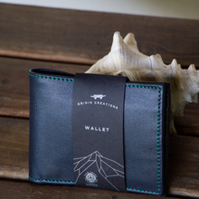 Load image into Gallery viewer, BIFOLD Ocean Navy Leather Wallet
