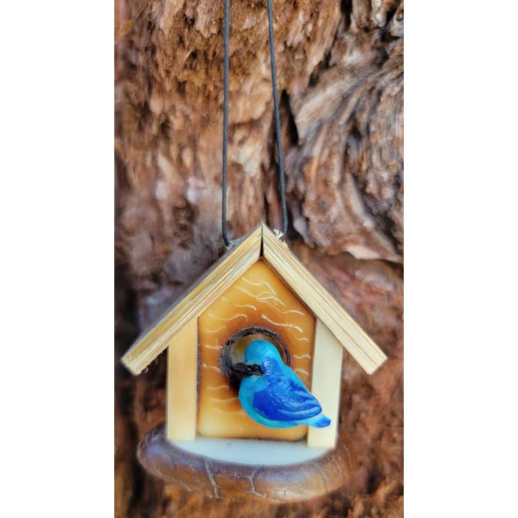 Tagua Nut Bird House Ornaments