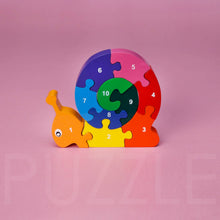 Load image into Gallery viewer, Wooden Puzzle Snail
