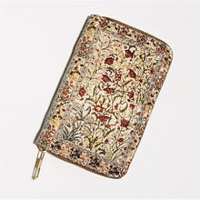 Load image into Gallery viewer, Turkish Rug Inspired Small Zip Close Wallet
