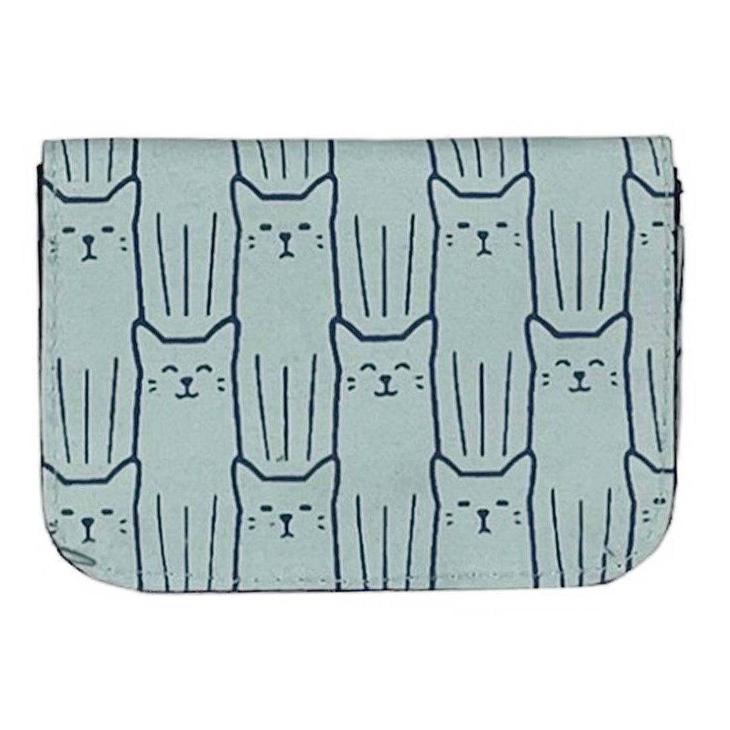 Blue Cat Canvas Cardholders