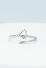 Load image into Gallery viewer, Ada Silver Heart Ring
