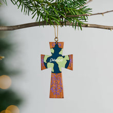 Load image into Gallery viewer, Peace On Earth Cross Ornament - Collectible 2024
