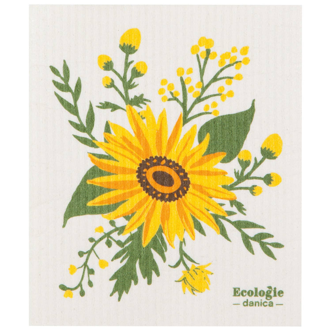 Sunflower Splendor Swedish Dishcloth