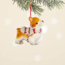 Load image into Gallery viewer, Felted Corgi Ornament
