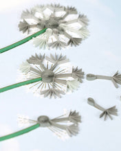 Load image into Gallery viewer, Quilled Sympathy Dandelions Greeting Card

