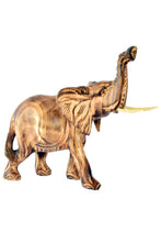 Load image into Gallery viewer, Kenyan Jacaranda Wood Jumbo Trumpeting Elephant
