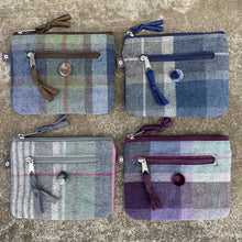 Load image into Gallery viewer, Cranberry Tweed Coin Purse
