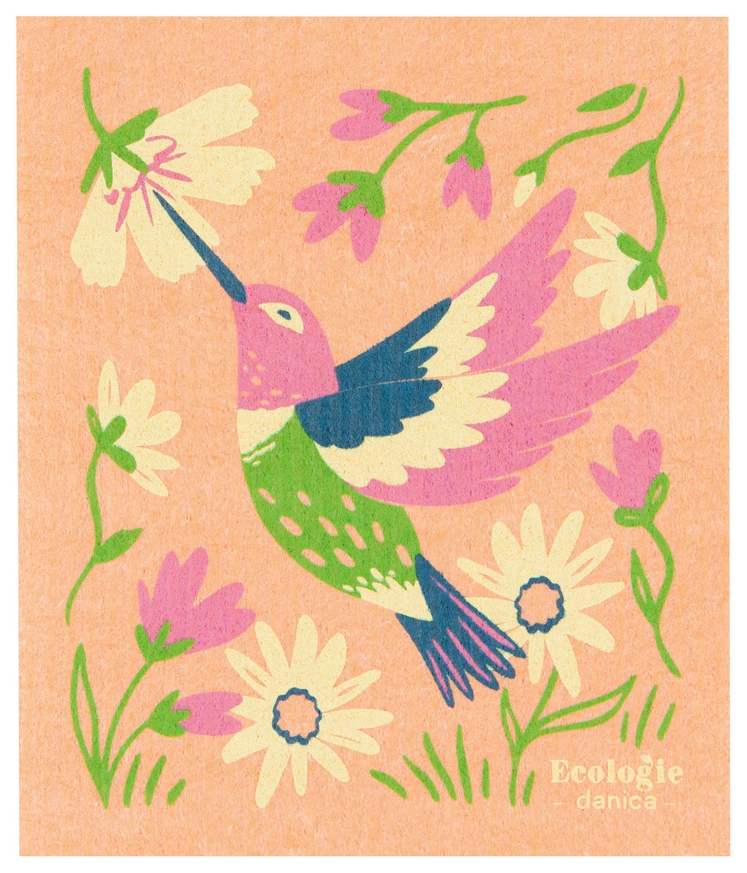 Hummingbird Swedish Dishcloth