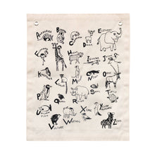 Load image into Gallery viewer, Animal Alphabet Canvas Banner | Wall Hanging

