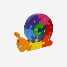 Load image into Gallery viewer, Wooden Puzzle Snail
