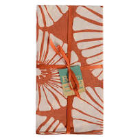 Red Spice Retro Flower Napkin Set