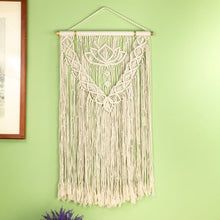 Load image into Gallery viewer, Lotus Macramé Wall Hanging
