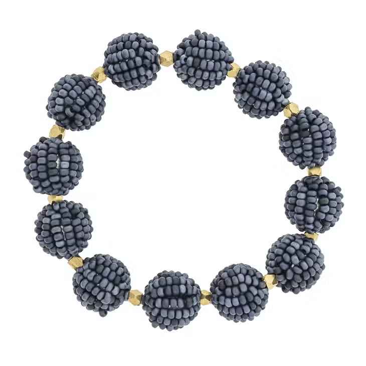 Luxe Globe Bracelet - Midnight Blue