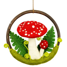 Load image into Gallery viewer, Toadstool Forest Ring Wreath
