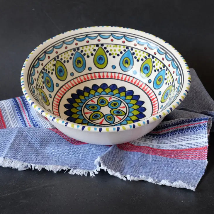 Pavo Medium Ceramic Bowl