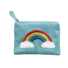 Load image into Gallery viewer, Just Trade Rainbow Coin Pouch
