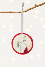 Load image into Gallery viewer, Delicate Dove Ornament, Crafted by Syrian refugees living in Lebanon
