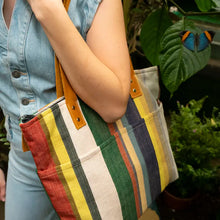 Load image into Gallery viewer, Handwoven Striped Shoulder Bag
