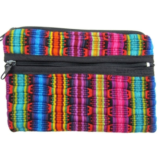 Comalapa Triple Zip Coin Pouch