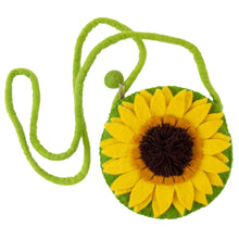 Load image into Gallery viewer, Sunflower Felt Shoulder Bag
