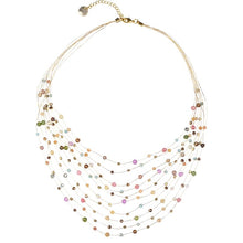 Load image into Gallery viewer, Reena Celebration Silk &amp; Bead Necklace
