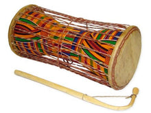 Load image into Gallery viewer, Kente Talking Drum 10&quot;
