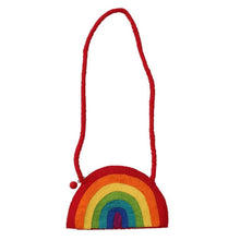 Load image into Gallery viewer, Kids&#39; Rainbow Felt Crossbody Bag
