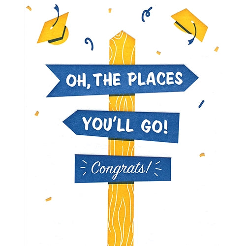 Oh! The Places You'll Go! Greeting Card