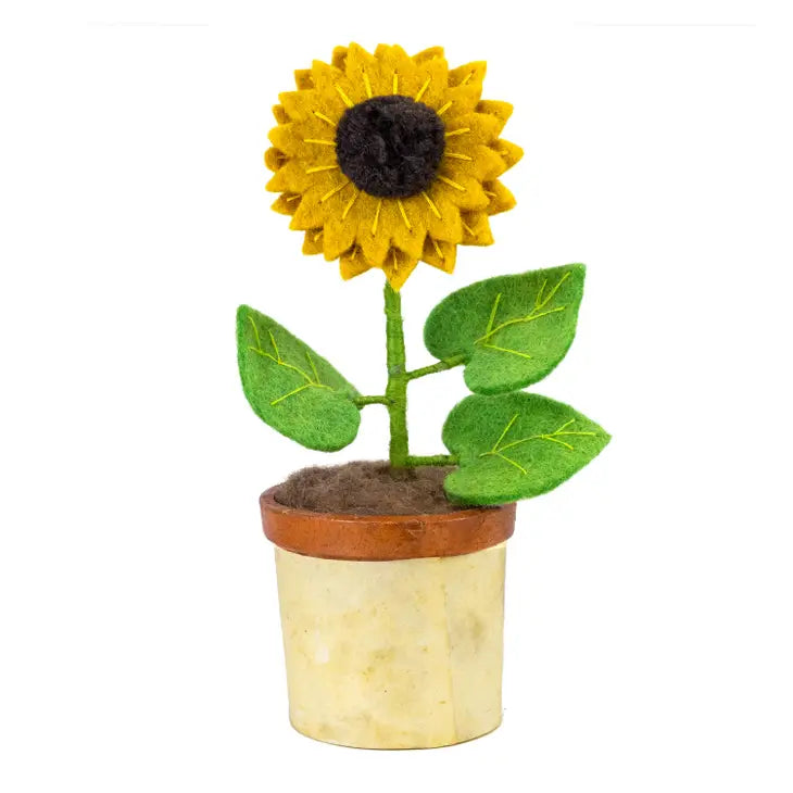 Felt Potted Sunflower