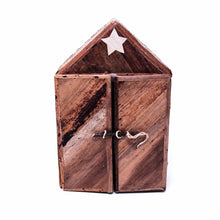 Load image into Gallery viewer, KENYA SOAPSTONE NATIVITY SET AND BANANA FIBER BARN, 13-PIECE SET
