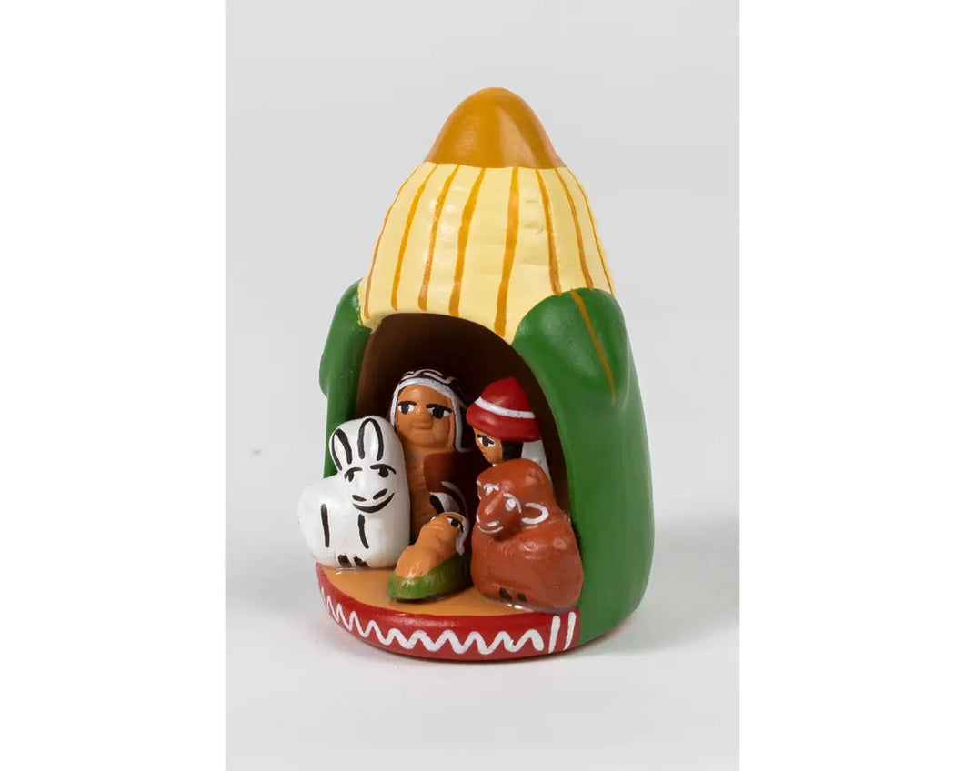 Tiny Maize Nativity