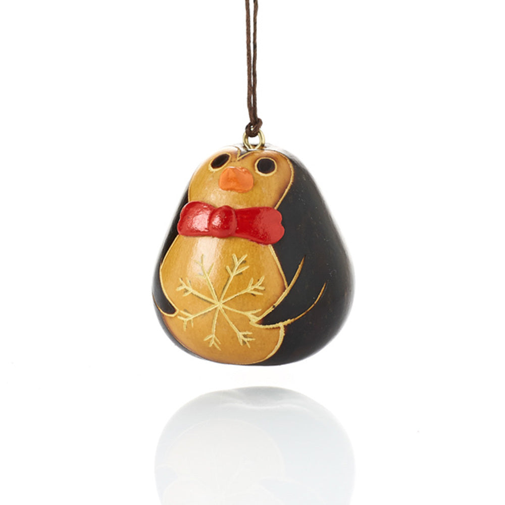 Gentleman Penguin Gourd Ornament